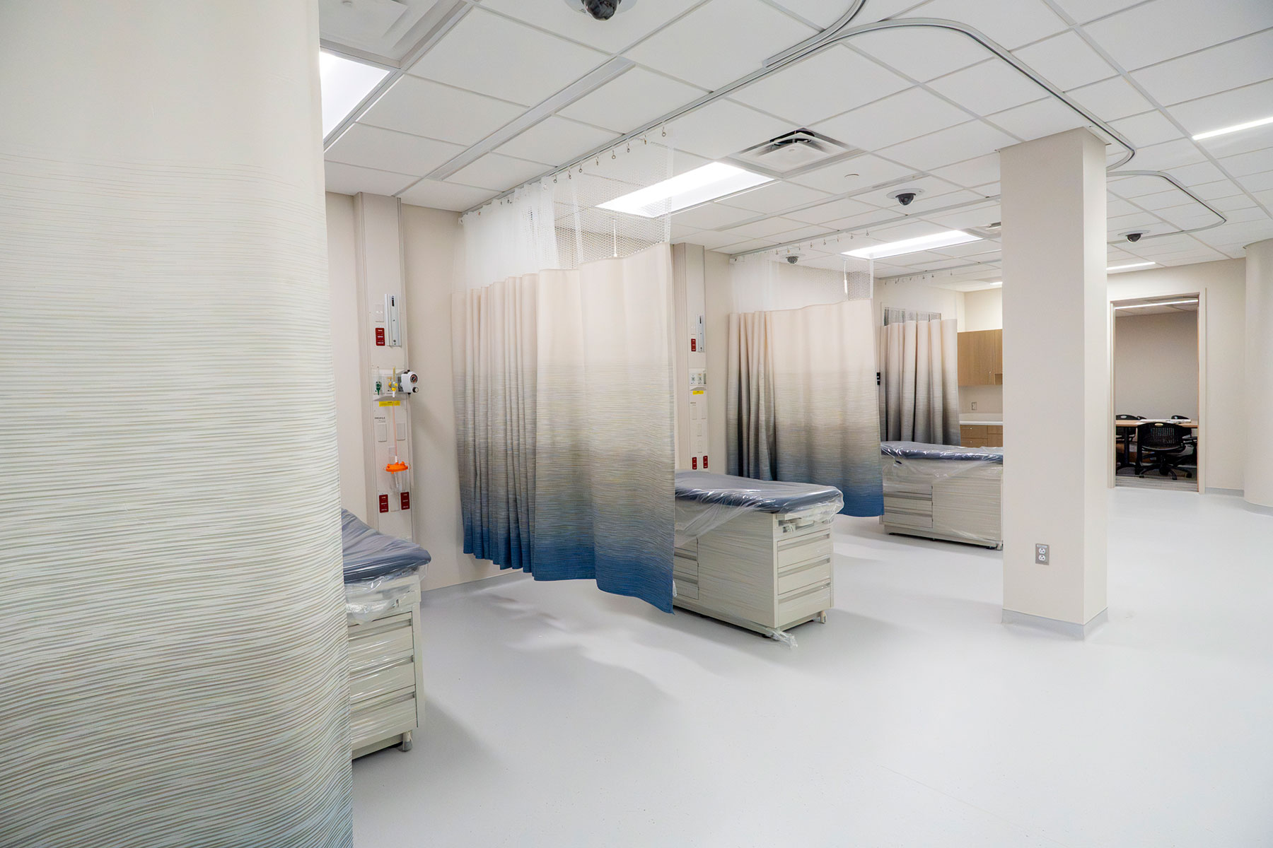 The new nursing simulation laboratory space at App State’s Hickory campus, created as part of second-floor renovations to the facility.