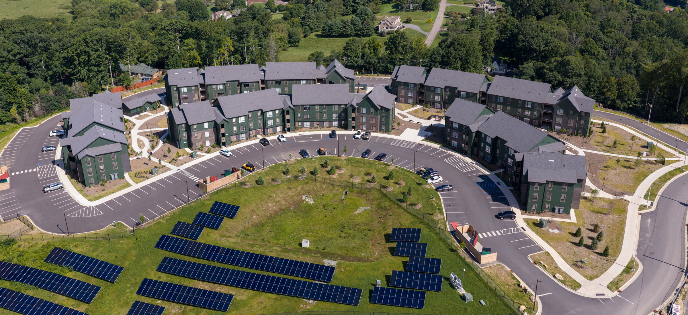 App State’s Innovation Ridge faculty and staff housing complex, located at the university’s Innovation District on the Boone campus.