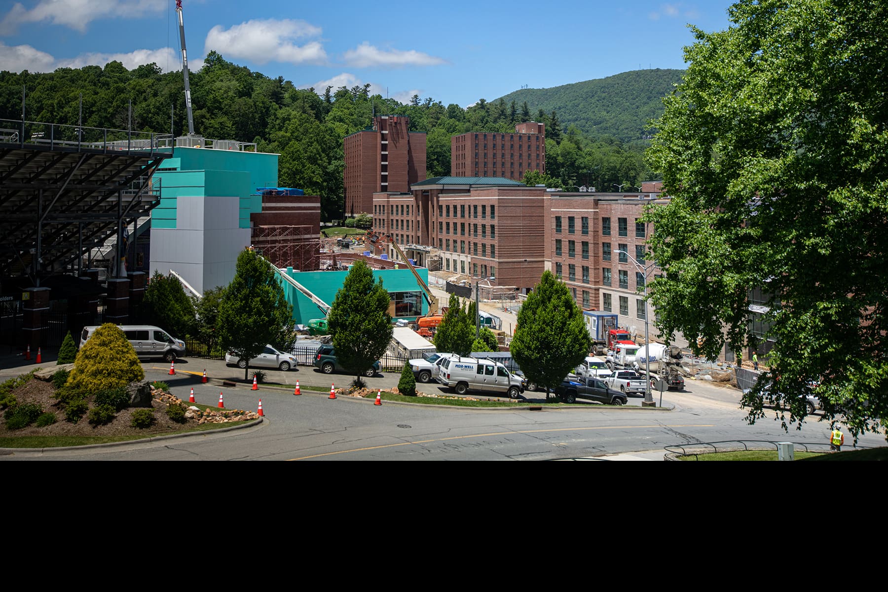 Residence halls construction